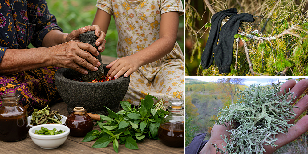 Medicinal herbal socks for each part of your body