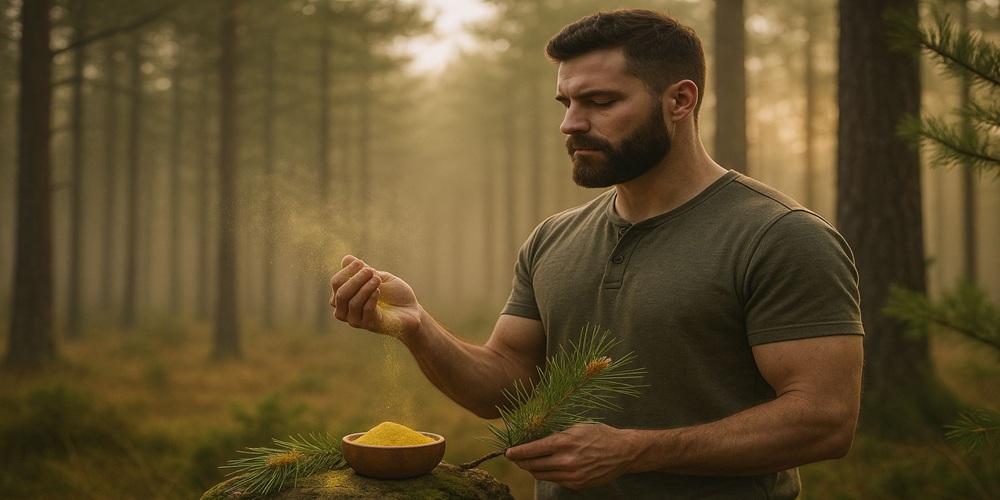 pine pollen for men