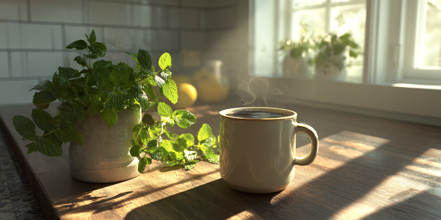 lemon balm coffee