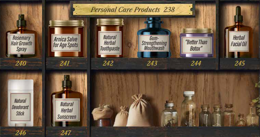 personal care products FHA