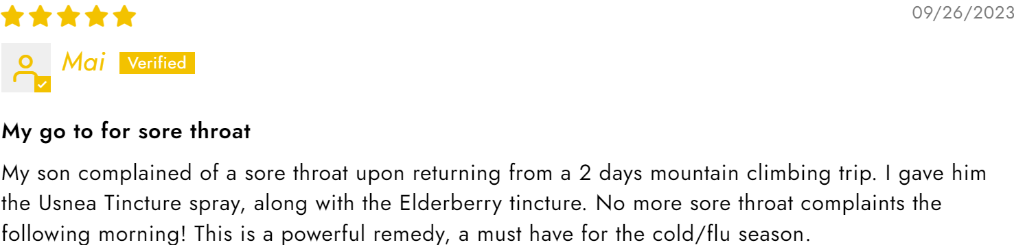 usnea and elderberry