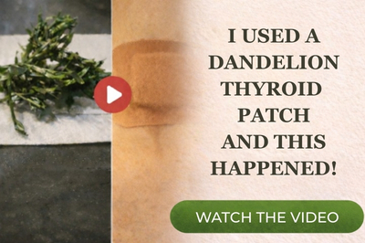 I Used A Dandelion Thyroid Patch