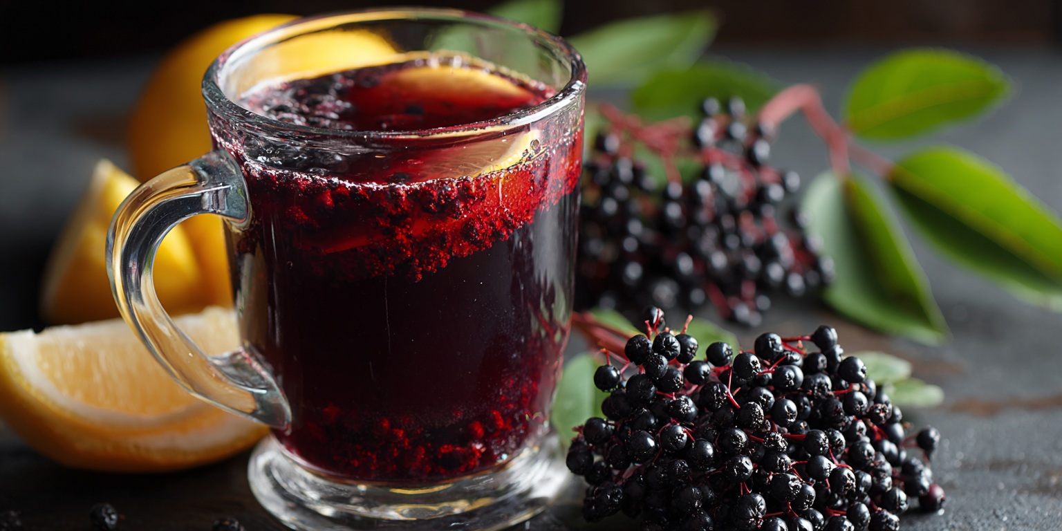 elderberry and echinacea tea