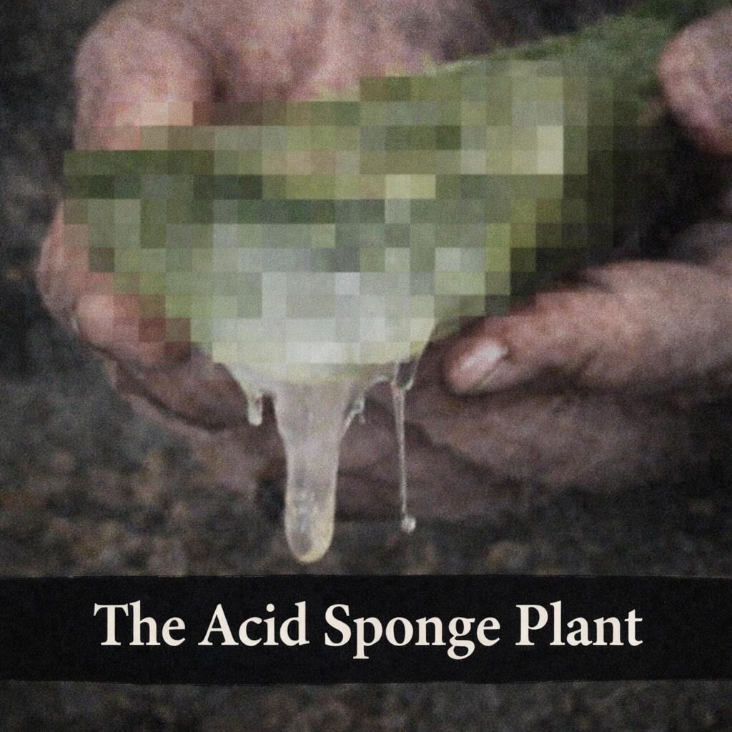 the acid sponge plant