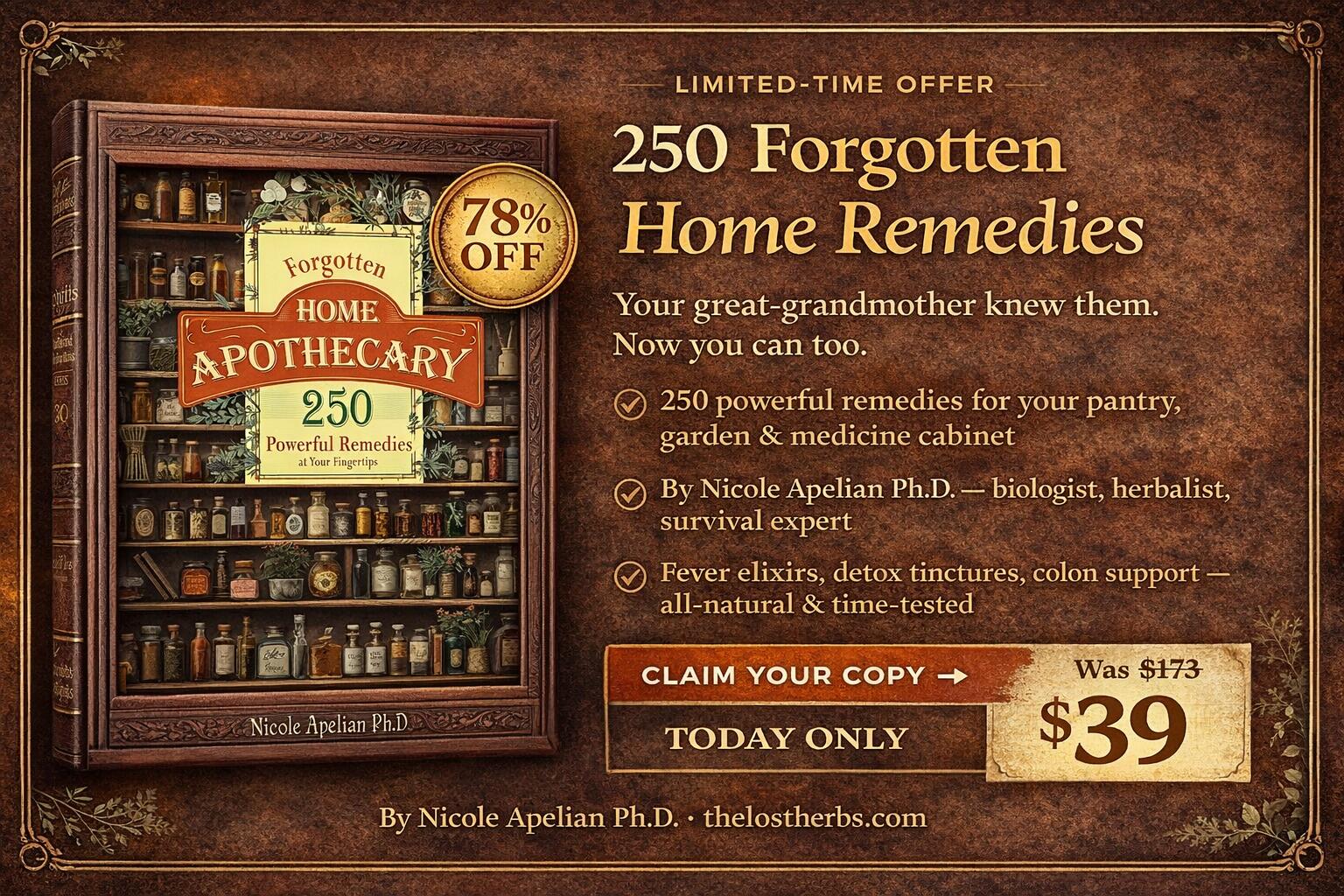 Forgotten Home Apothecary Discount