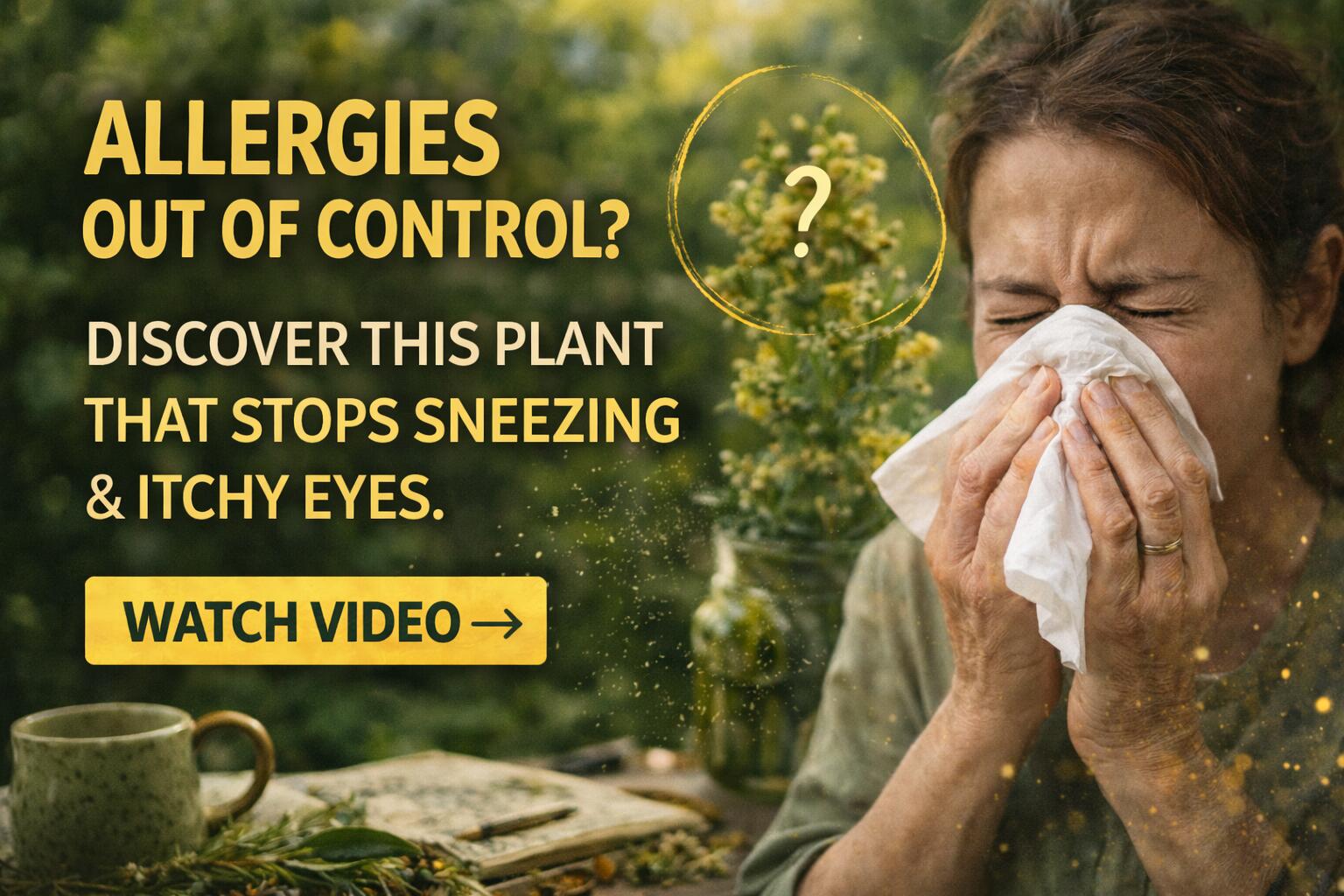Natural remedy for allergy relief