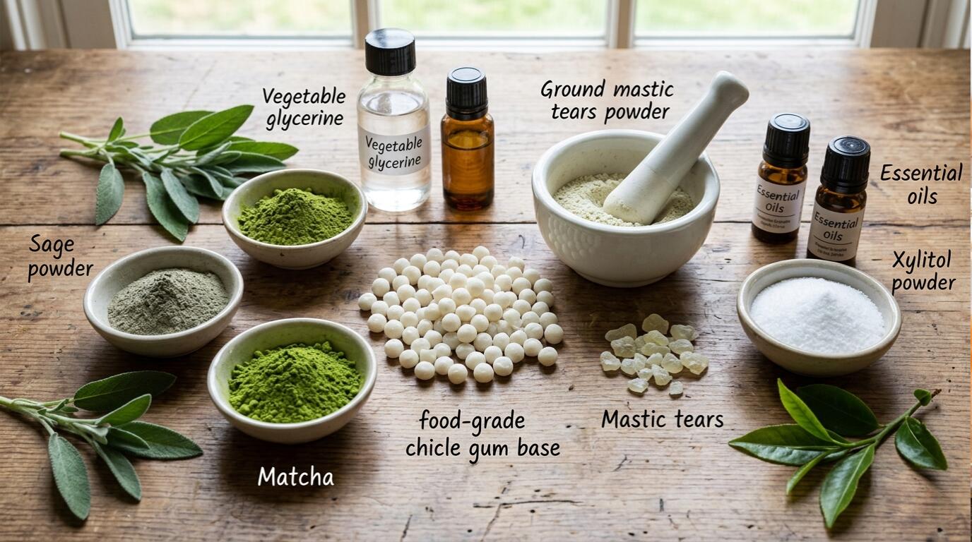 diy herbal chewing gum ingredients