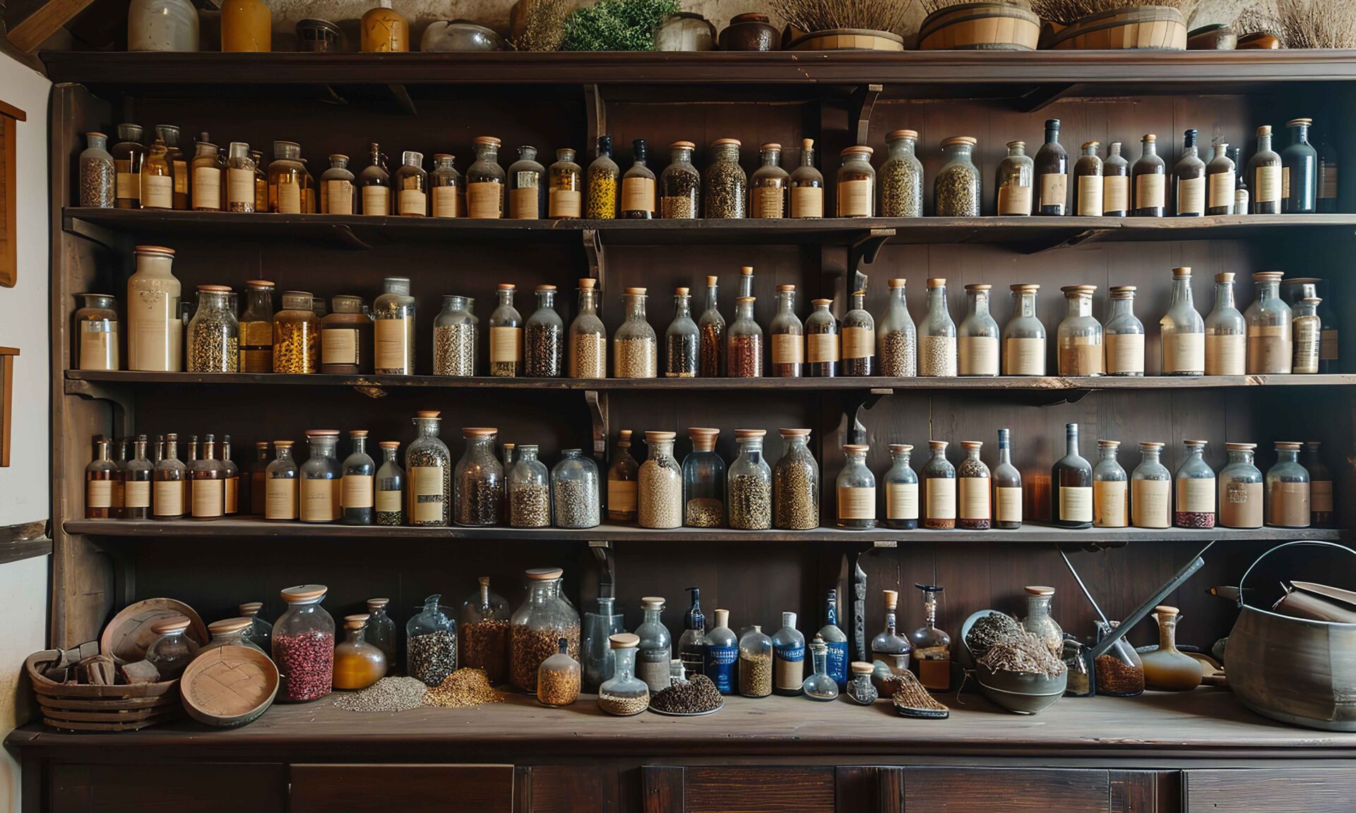 medieval herbalist potions