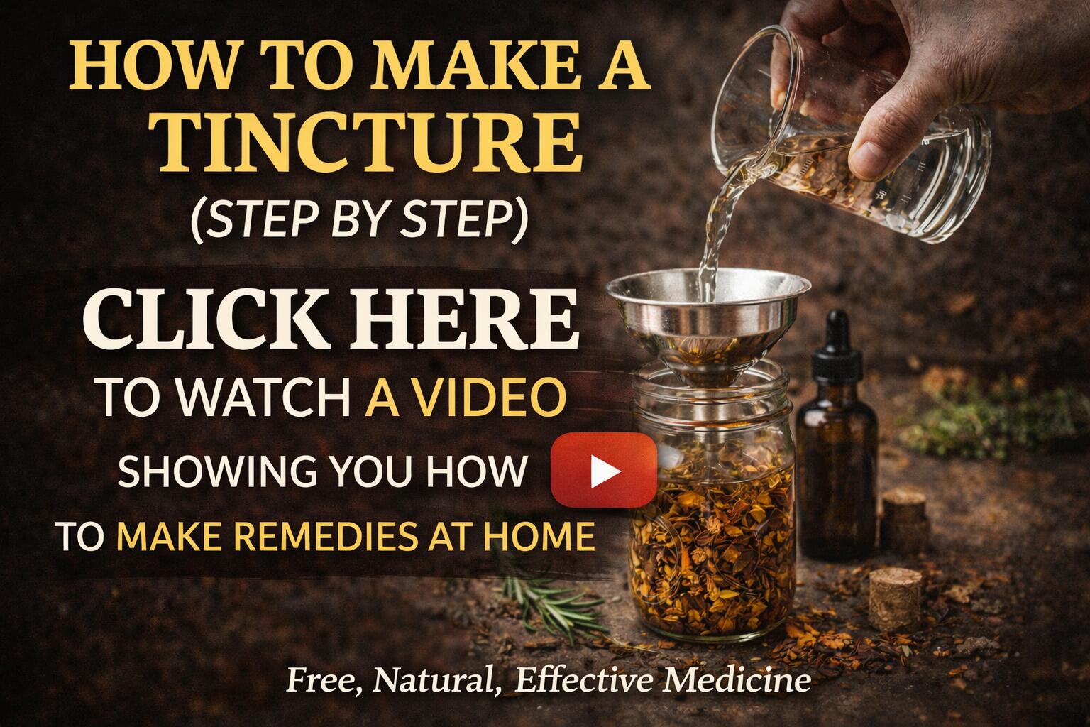 how to make a tincture