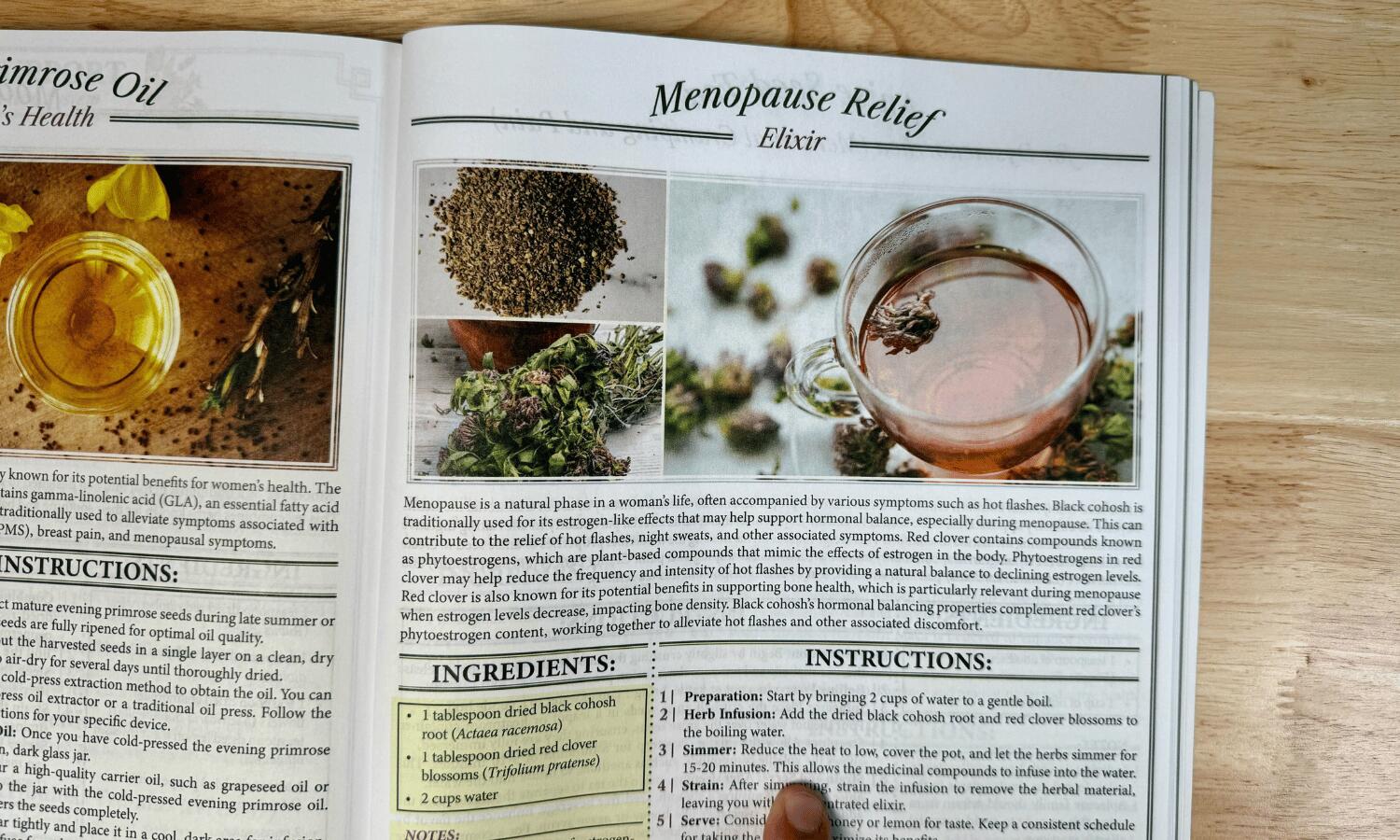menopause relief elixir red clover