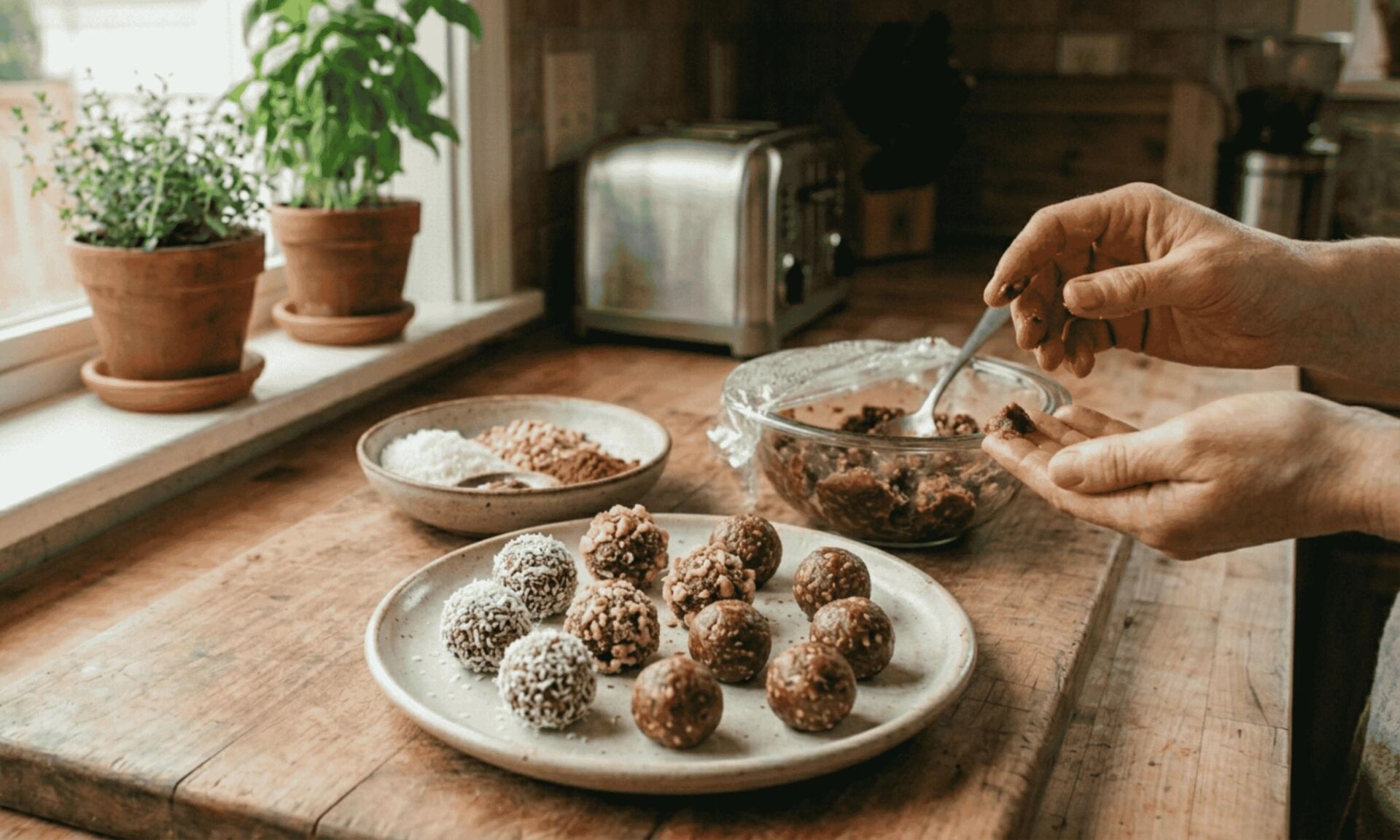 How To make adaptogenic balls step shape it