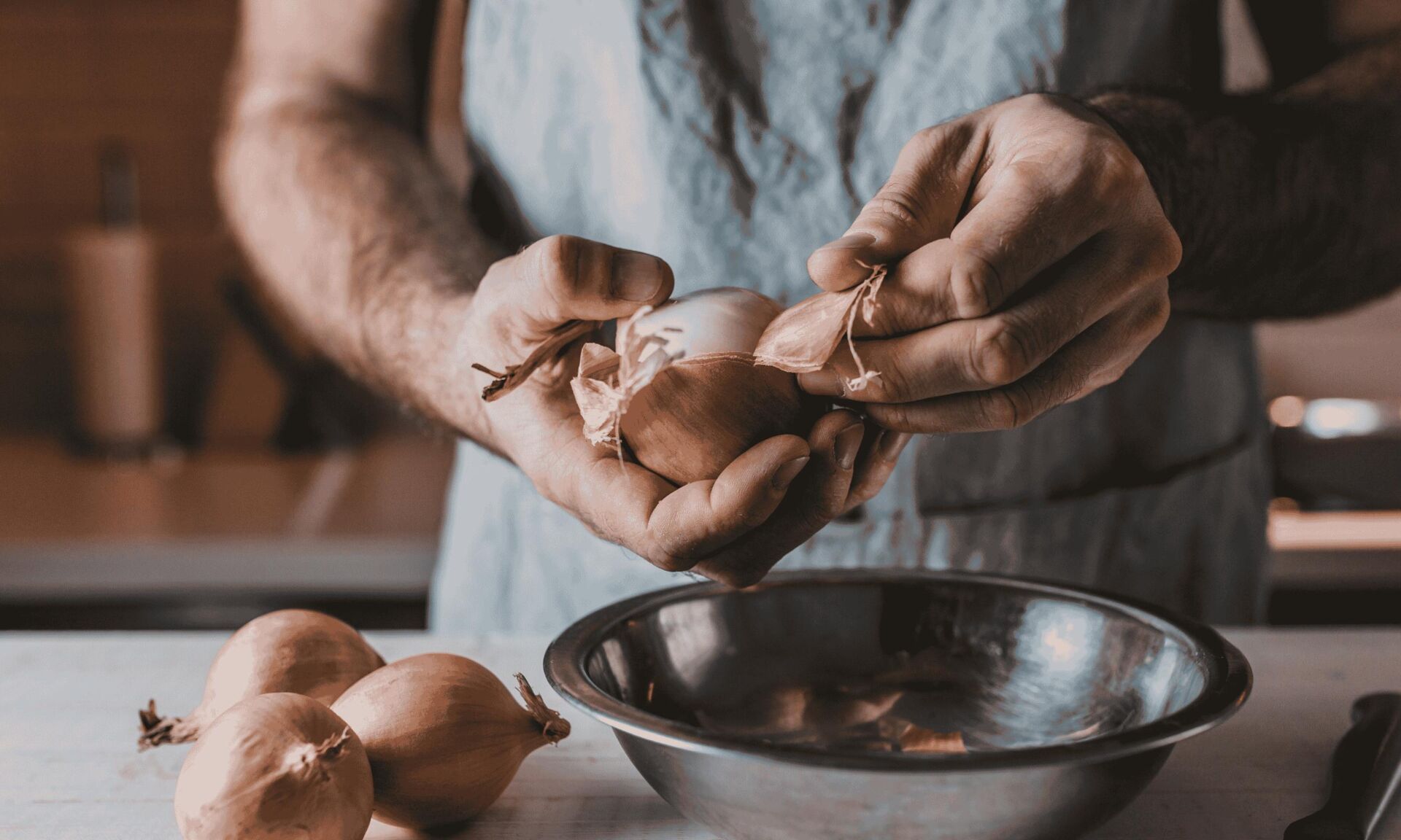 Onion skin onion peel