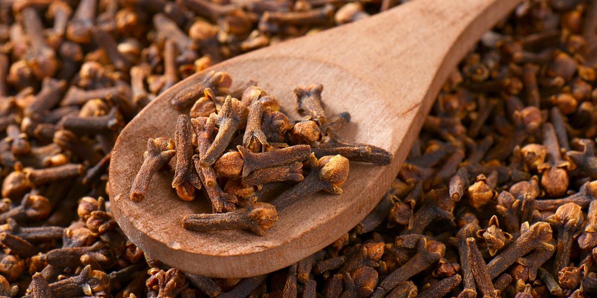 Full frame of dried cloves