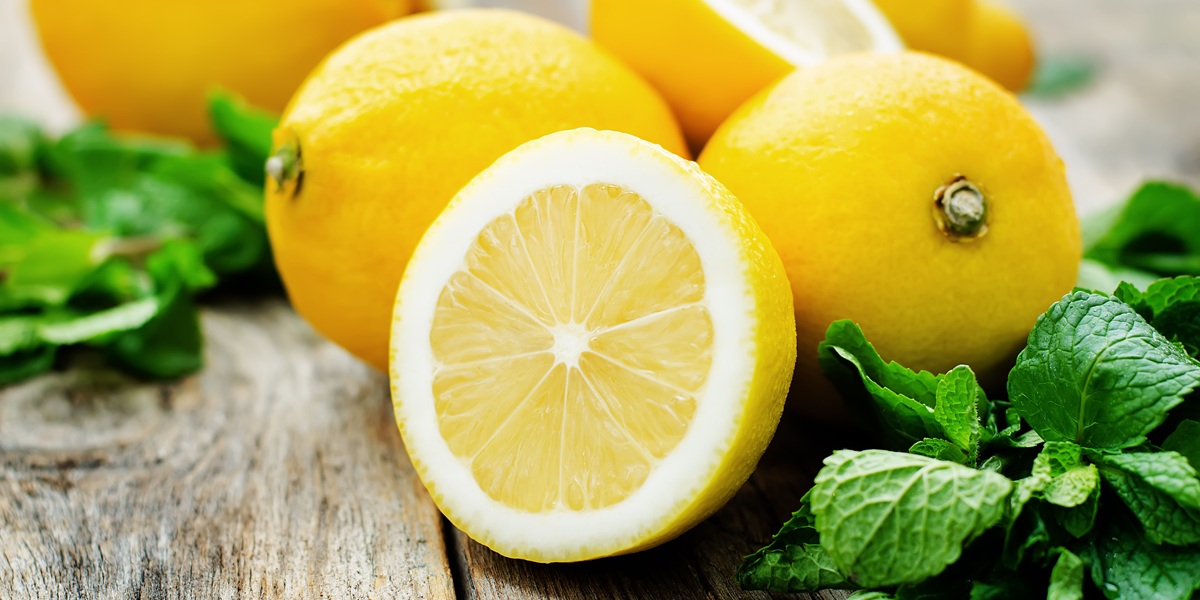 lemons and mint