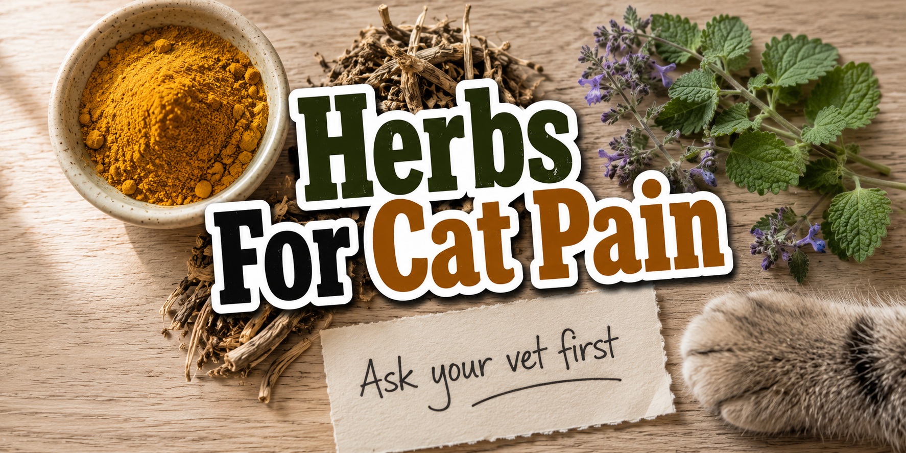 herbs for cat pain