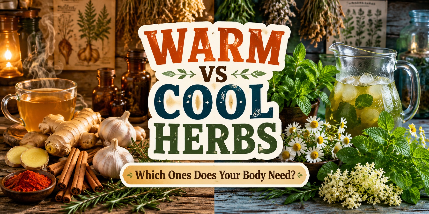 warm vs cool herbs