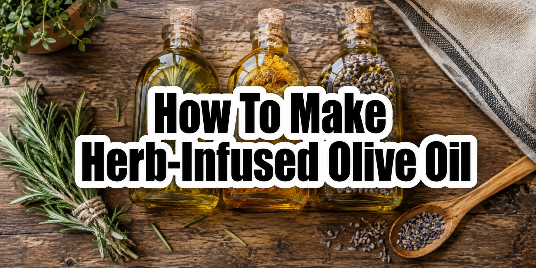 how to make herb-infused olive oil