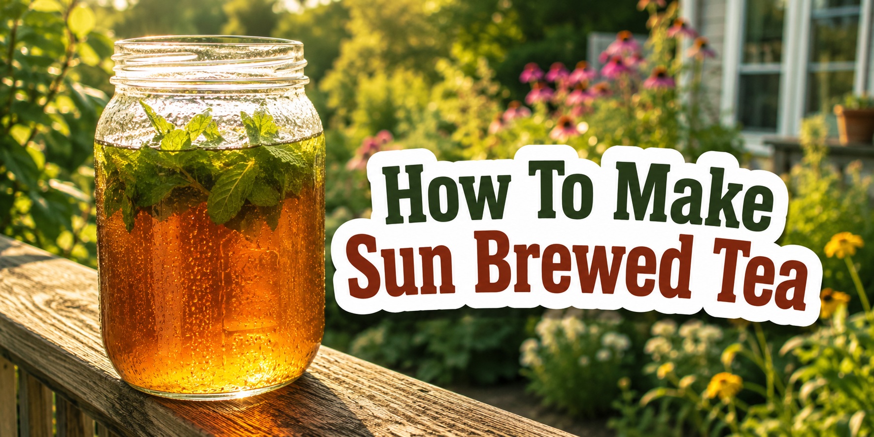 how to make sun brewed tea