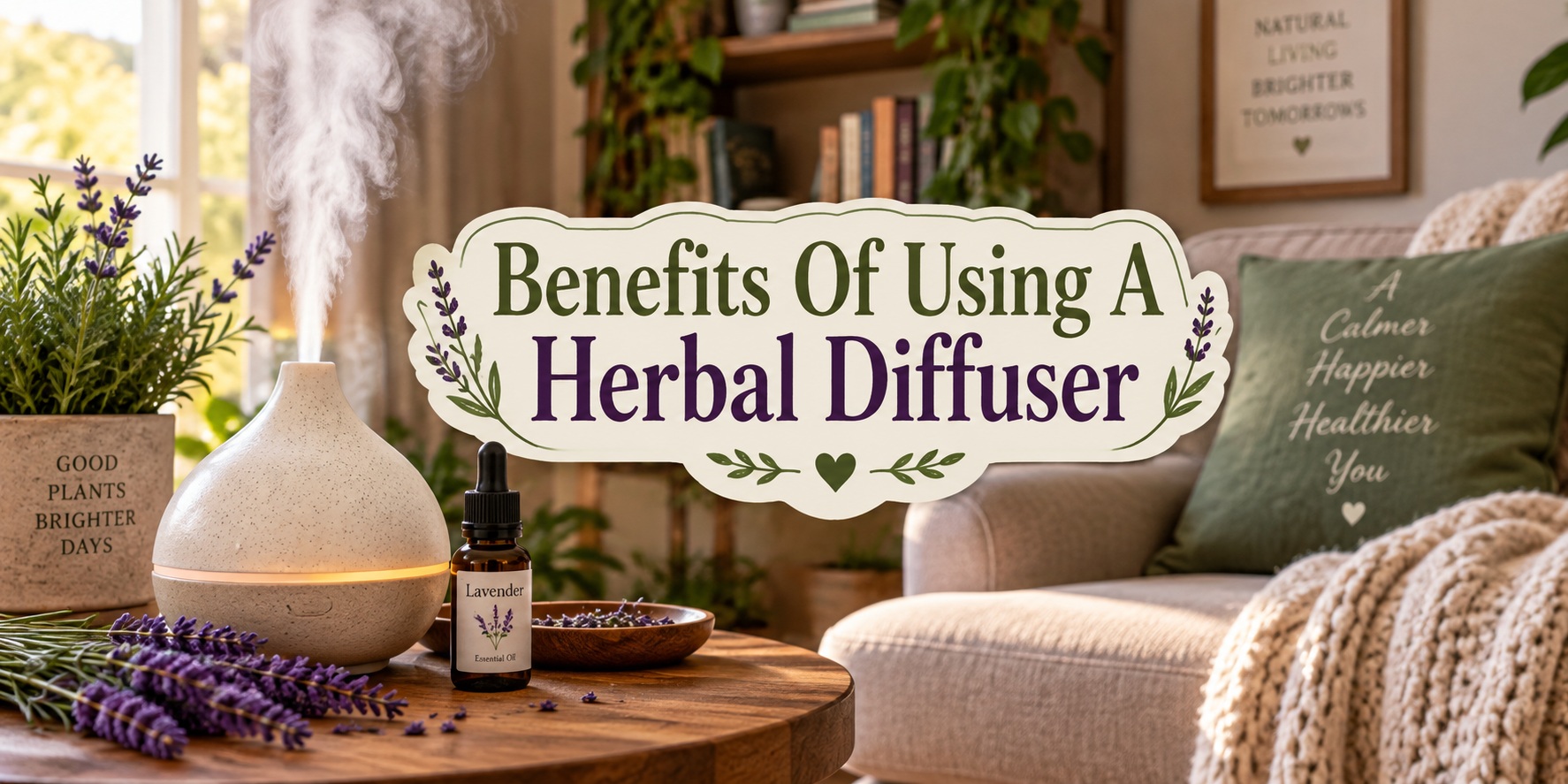benefits of using a herbal diffuser