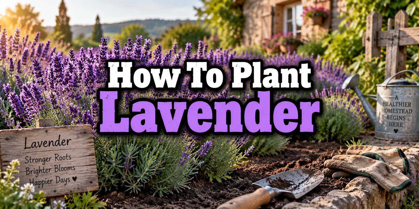 how to plant lavender