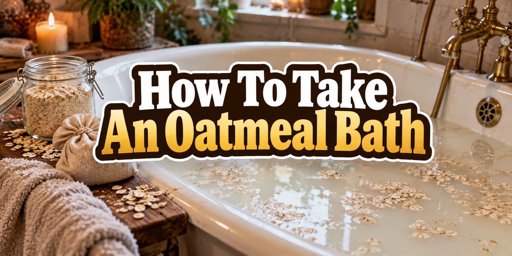 how to take an oatmeal bath