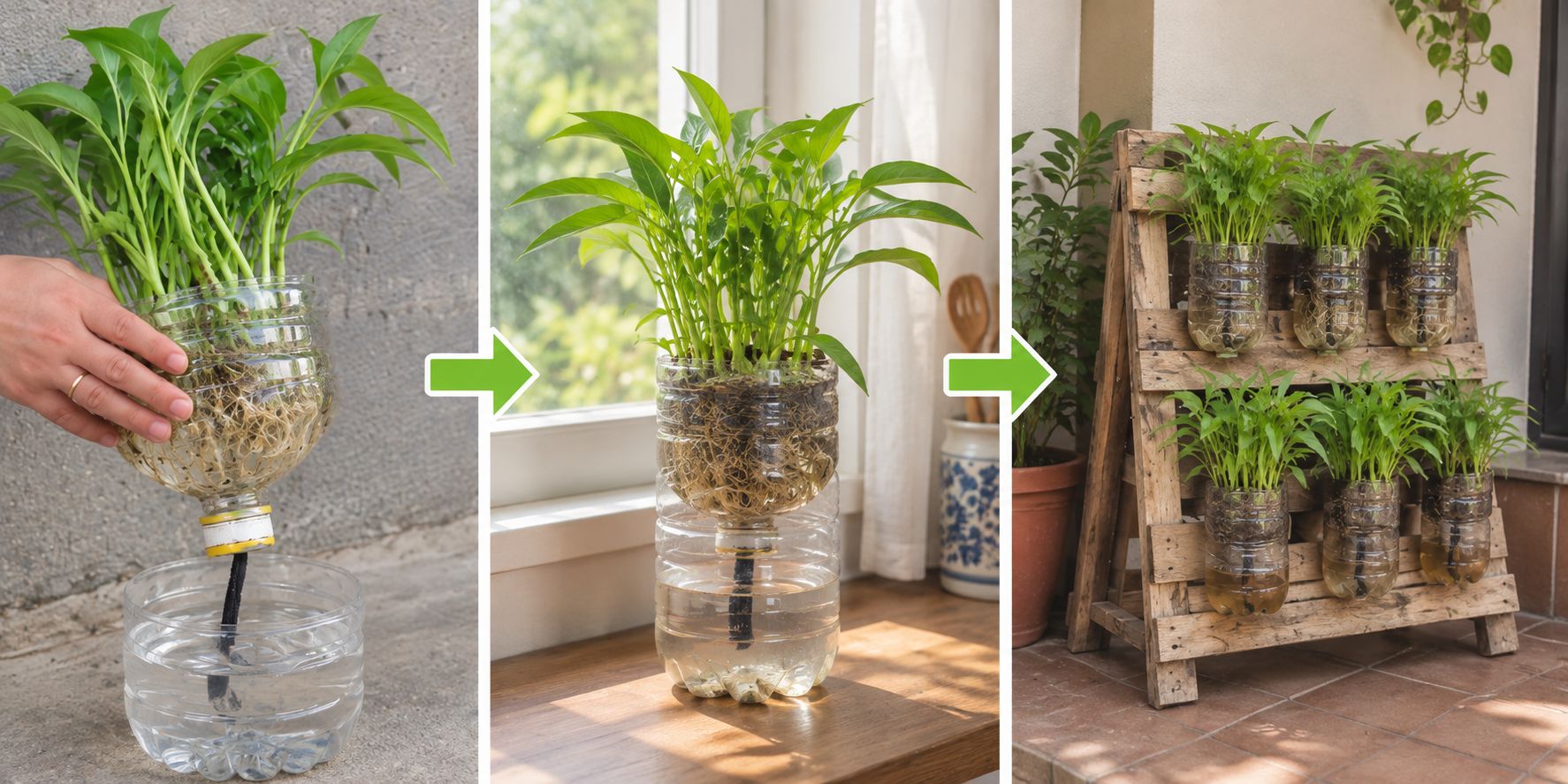 15 Plants You Can Grow in Water Bottles