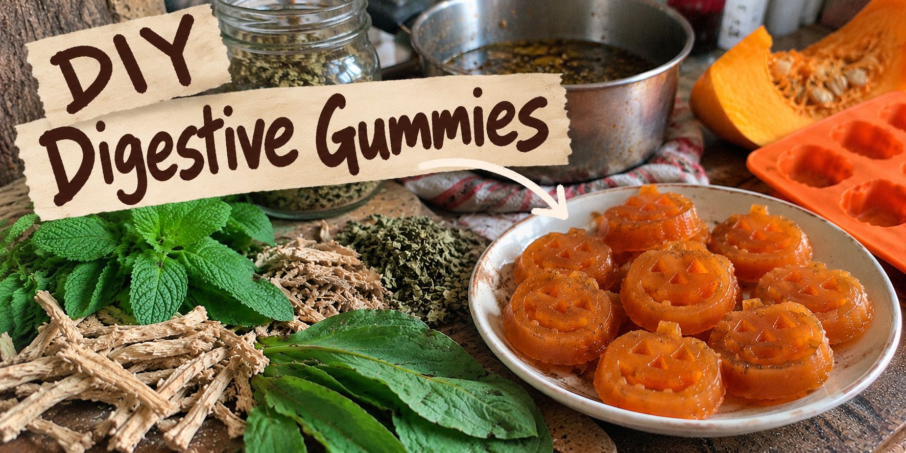 DIY Digestive Pumpkin Gummies
