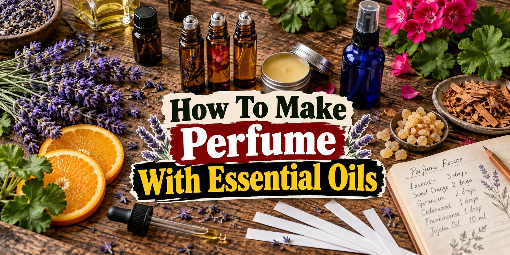 how to make perfume with essential oils